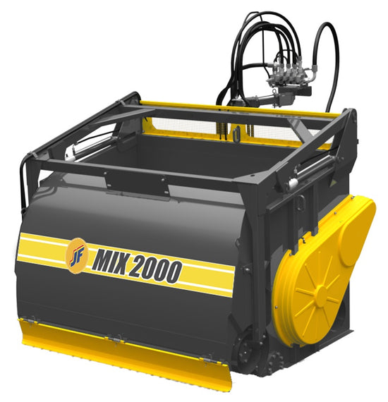 JF Mix 2000 (2m³) Misturador INOX (JF Máquinas)