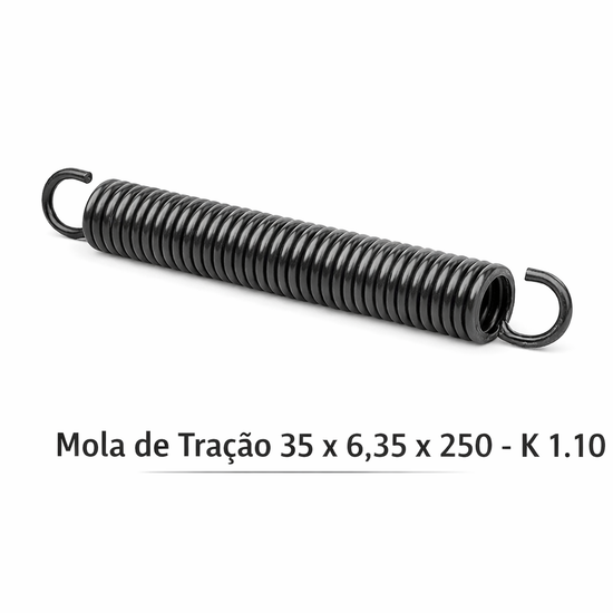 Mola de Tração 35 x 6.35 x 250 - K 1.10