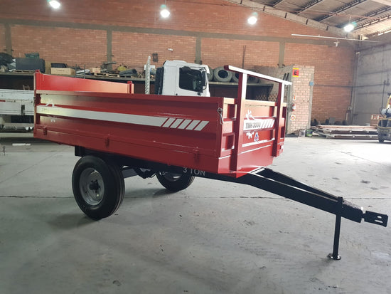 Carreta Metálica 3000KG Basculante Hidráulico TMH 3000