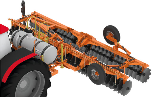 GDFH-PPI - Grade Destorroadora Flutuante Articulada com Kit Pulverização (Civemasa)