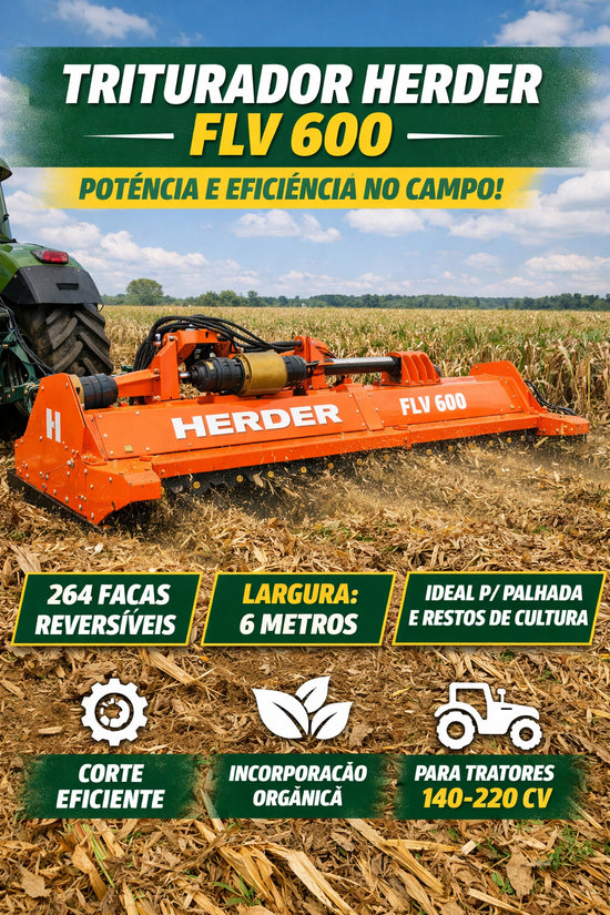 Triturador Herder FLV 600