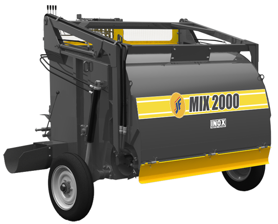 JF Mix 2000 (2m³) Misturador INOX (JF Máquinas)