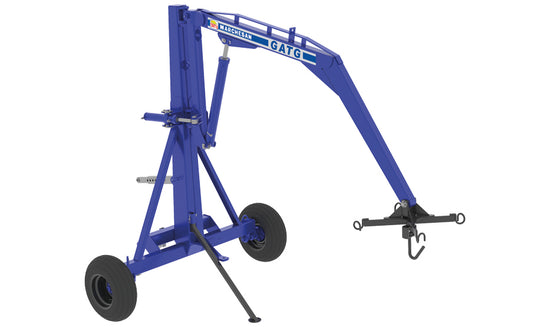 GUINCHO CAPACIDADE 2000 KG PARA TRATOR COM PNEU GIRATORIO COM ALONGADOR COR PRETO SEM CINTA DE ICAMENTO SEM KIT ELETRO H
