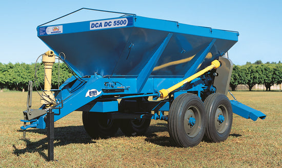 DCA DC 2500 / 5500 / 7500 – Distribuidor de Adubo Duplo Comando (Tatu Marchesan)