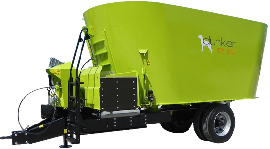 JF STORTI DUNKER T2 21m³ Vagão Misturador Vertical (JF Máquinas)